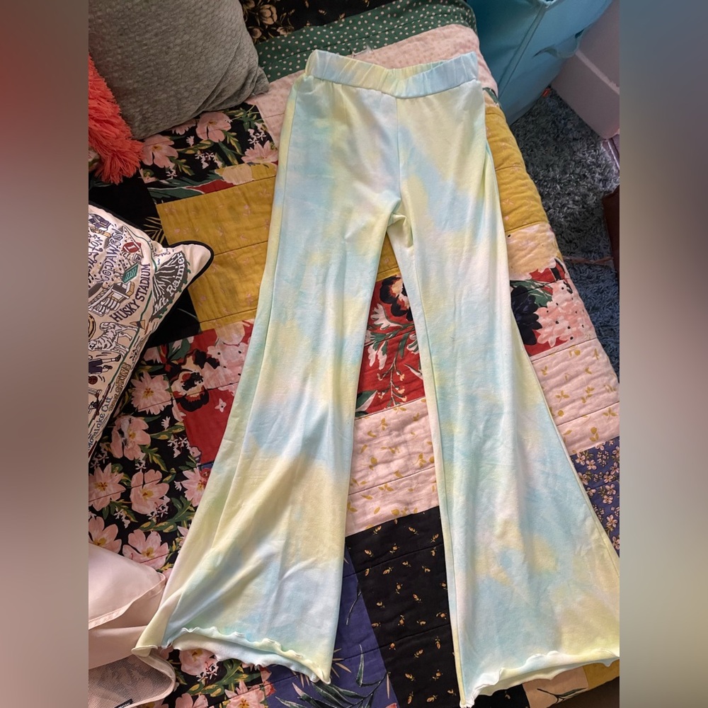 Tie-Dye Flare Pants